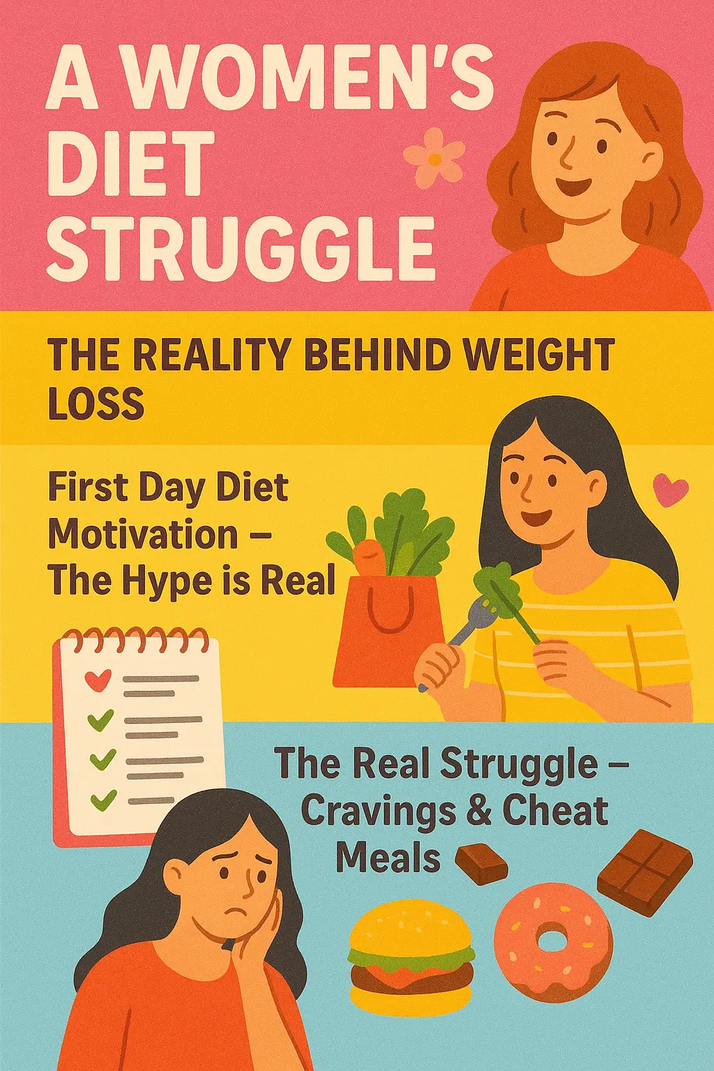 A Women’s Diet Struggle- The Reality Behing Weight Loss
